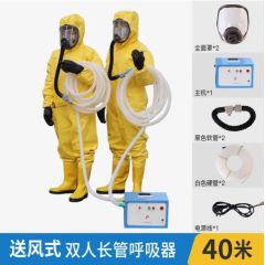 普达 电动送风式40米 60米长管呼吸器过滤防尘防毒有限空间作业