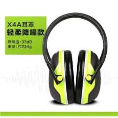 3M X4A 隔音耳罩防噪音睡眠工业降噪可旋转降噪33db