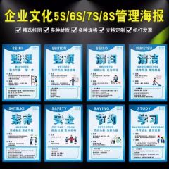 佰特 5S/6S管理标识牌贴工厂车间质量企业文化报工厂标识牌