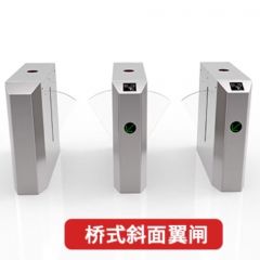 佰特 桥式八角翼闸 工地小区人行通道闸动态实名制人脸识别一体机