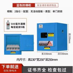 佰特 化学品安全柜 蓝色防爆柜 安全储存弱酸弱碱液体 工业防爆柜危化品储存柜化学品安全柜酒精油漆柜危险品防火防爆箱