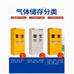 佰特 全钢防爆气瓶柜 无报警 安全柜实验室甲烷乙炔氧气瓶柜子液化煤气罐防爆箱
