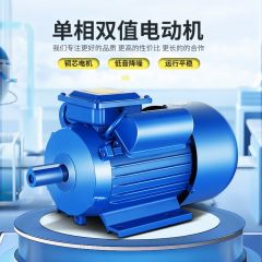 佰特 单相异步电动机国标纯铜220V大功率 2极24轴-2800转 电机小型两相电