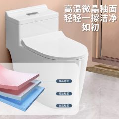 佰特 工程款马桶坐便器家用抽水大口径管道防臭静音节水虹吸式座便